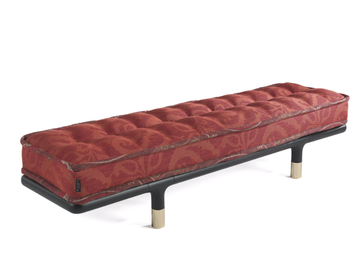 WOODSTOCK - Tufted upholstered fabric bench by ETRO Home Interiors - view 3